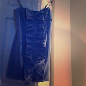 Blue with stripes dress